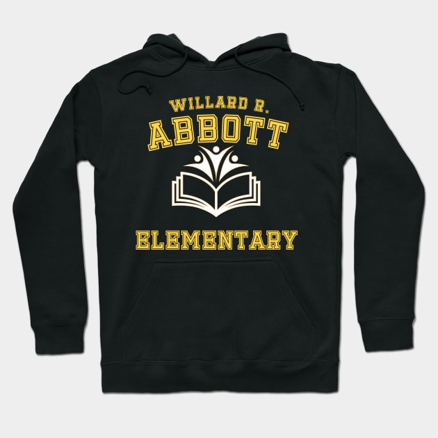 Willard R. Abbott Elementary yellow color Hoodie by thestaroflove